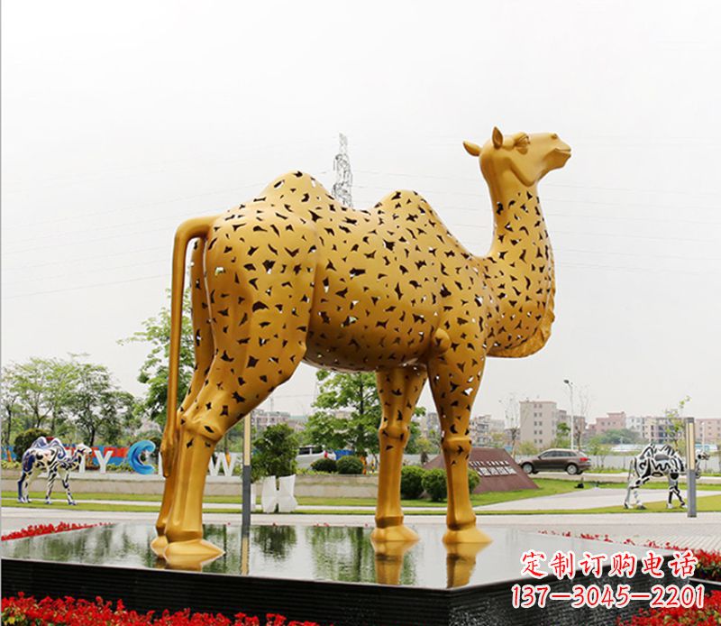 湖南中领雕塑:骆驼雕塑精美绝伦