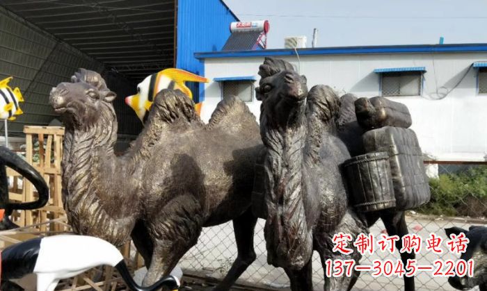 湖南骆驼铜雕塑,刻画最精致的美丽