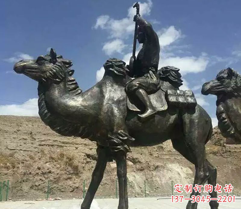 湖南骆驼铜雕,雕塑定制制造商