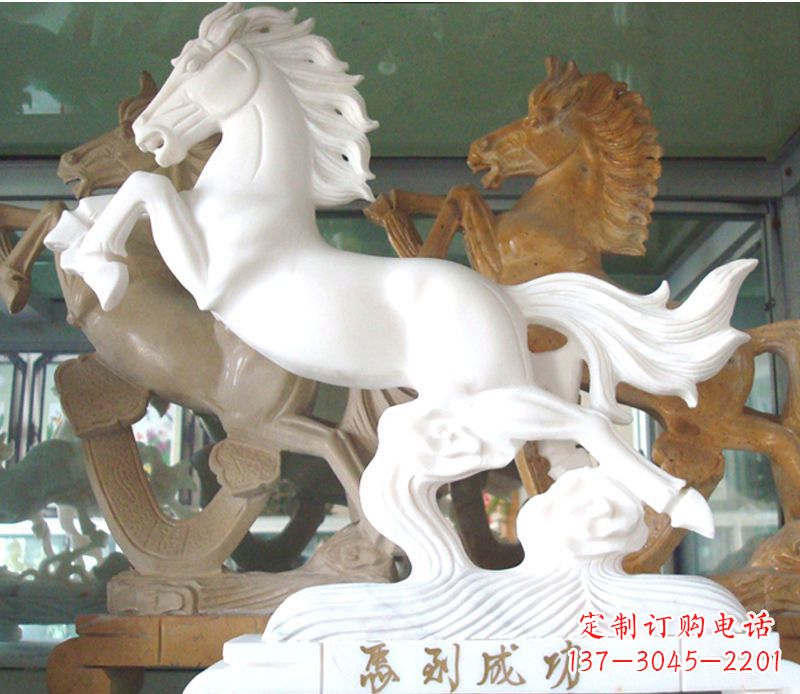 湖南马到成功景观石雕