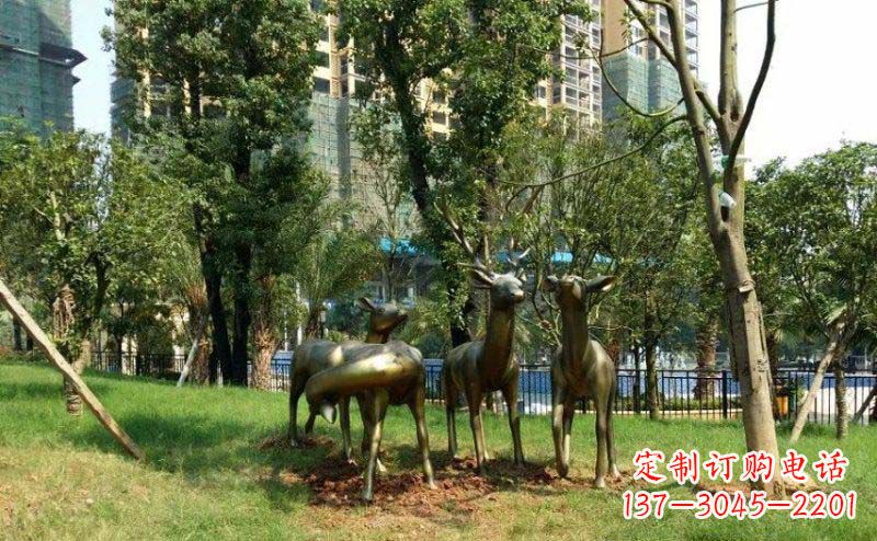 湖南青铜雕刻的梅花鹿,给您的生活带来另一种美感