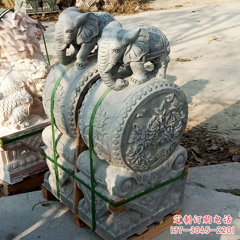 湖南为您的大门增添重量感-中领雕塑石雕貔貅