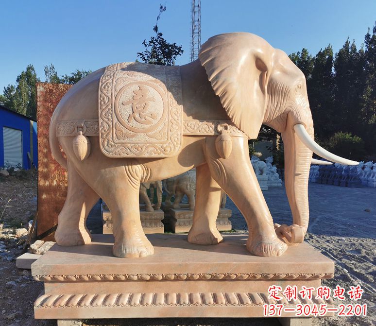湖南南中领雕塑的大象雕塑