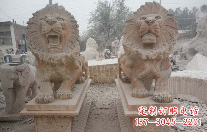 湖南中领雕塑狮子雕塑给您带来动人心弦