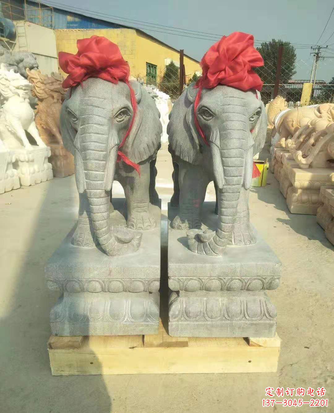 湖南中国古典风格大象雕塑
