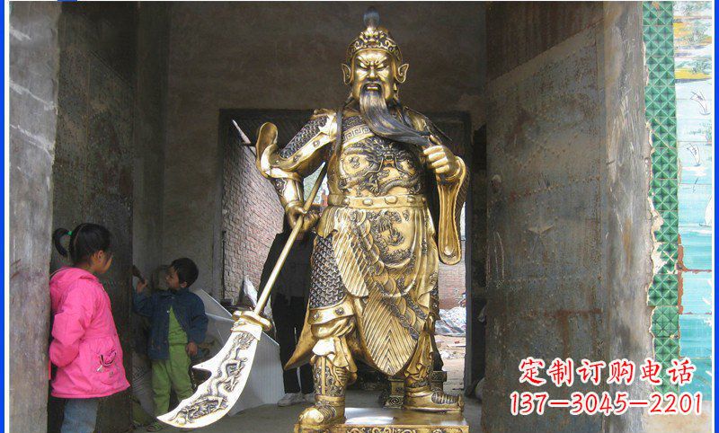 湖南铸魂关公雕塑，让古老传说继续传承
