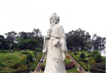 湖南张仲景石雕雕塑，精工细作，传承古代文化