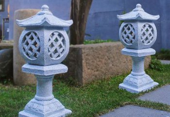 湖南花岗岩石灯笼雕塑——点缀家园，照亮晚宴