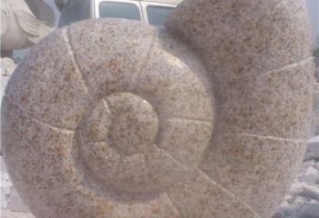 湖南花岗岩蜗牛石雕|质感细腻的蜗牛雕塑