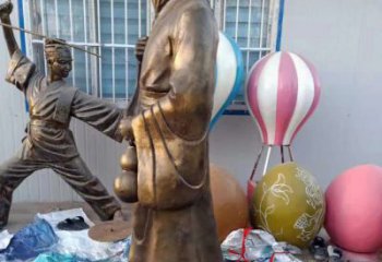 湖南传承中医华佗的传奇—华佗名医铜雕