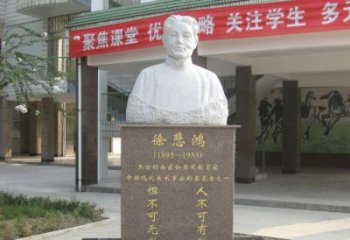 湖南传承徐悲鸿精神，现代工艺展现艺术之美的徐悲鸿雕塑
