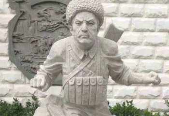 湖南黄继光雕塑，传承着历史的经典