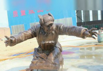 湖南黄继光校园英雄铜雕：传承伟大精神