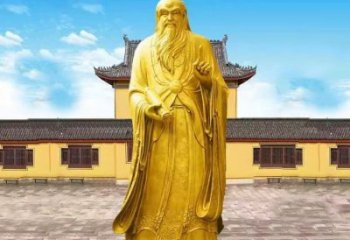 湖南中领雕塑老子骑牛石雕
