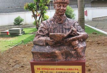 湖南中领雕塑推出尊贵的雷锋铜雕，以纪念传奇人…