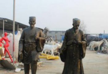 湖南复兴古艺，海归精品—李时珍铜雕