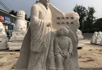 湖南传承经典，欣赏王羲之景观石雕