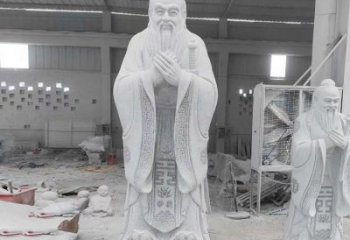 湖南精美的孔子雕像，精雕细琢，彰显文明之美