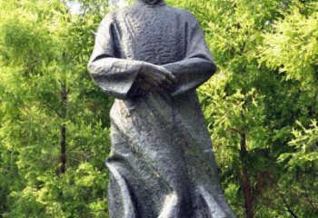 湖南欣赏鲁迅先生传神铜雕
