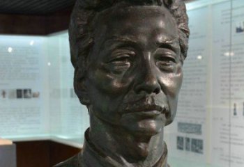 湖南鲁迅名人铜雕雕塑—传承文化，永久纪念