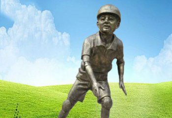 湖南领雕塑：儿童公园里的铜雕精灵