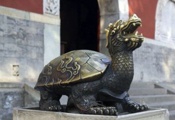 湖南弥勒佛坐赑屃雕塑，神秘而古老