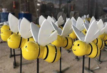 湖南动感蜜蜂雕塑，营造精致的都市公园
