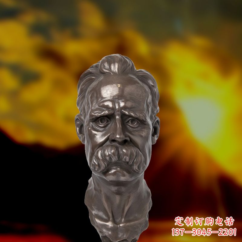 湖南尊贵的尼采铜雕头像