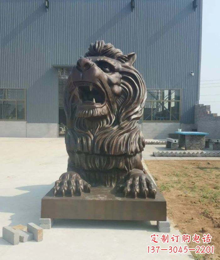 湖南精美的欧式狮子铜雕