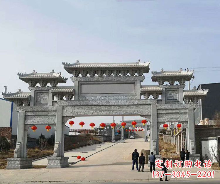 湖南牌楼牌楼石雕