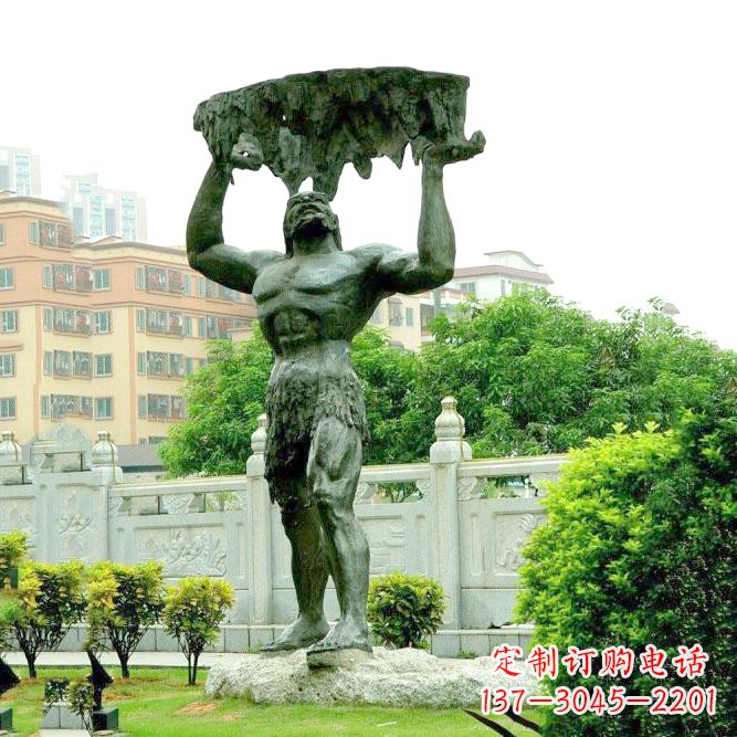湖南盘古开天景观雕塑