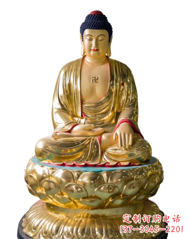 湖南如来佛雕塑,神圣古朴艺术精品