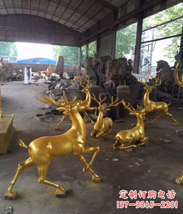 湖南风格多样的玻璃钢动物雕塑
