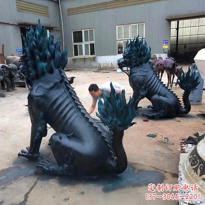 湖南高端麒麟雕塑,定制一流雕塑品质
