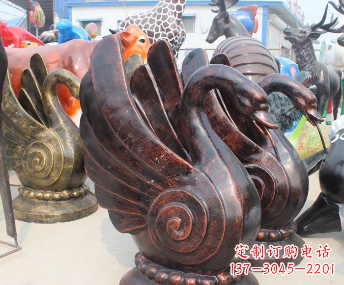 湖南以无与伦比的艺术品呈现——中领雕塑天鹅雕塑