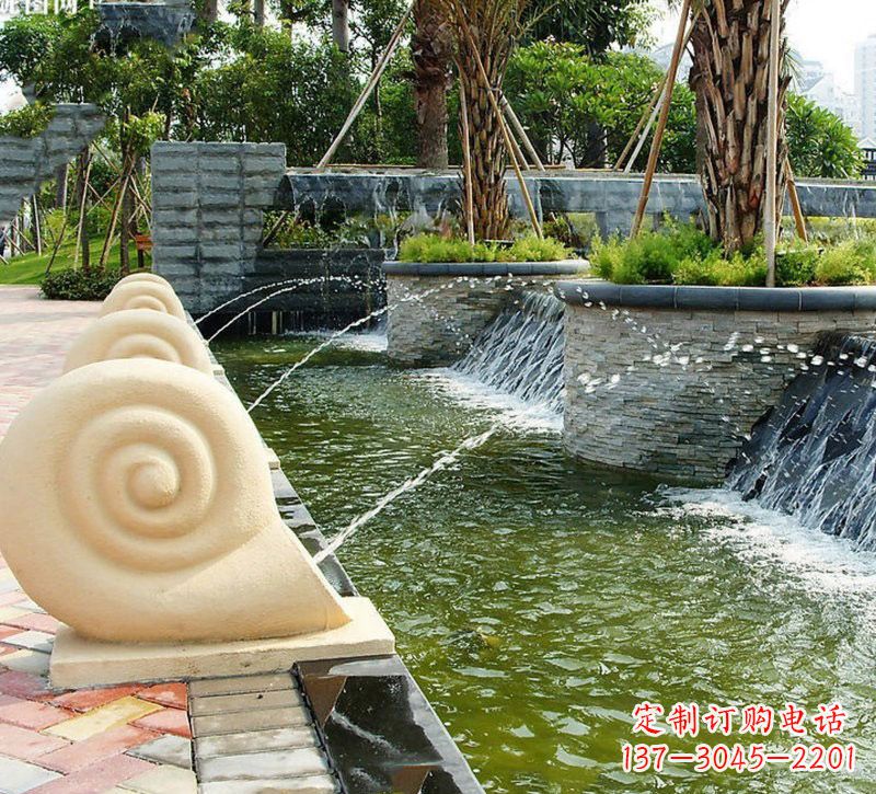 湖南蜗牛石雕塑|带你走进自然的美丽
