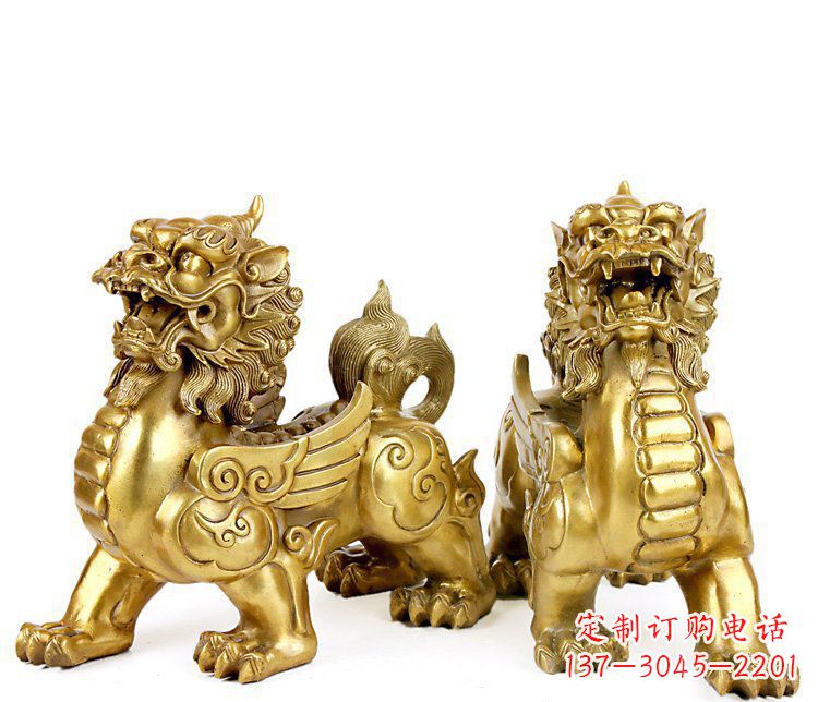 湖南精美貔貅铜雕，精致雕塑，来自中领雕塑