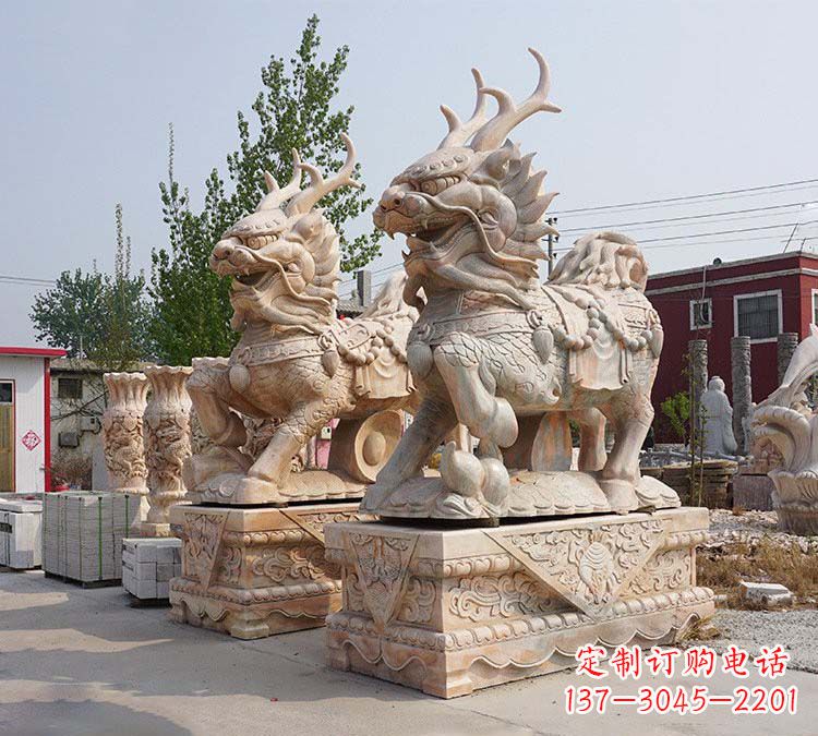 湖南麒麟镇宅石雕塑,品质卓越,匠心之作
