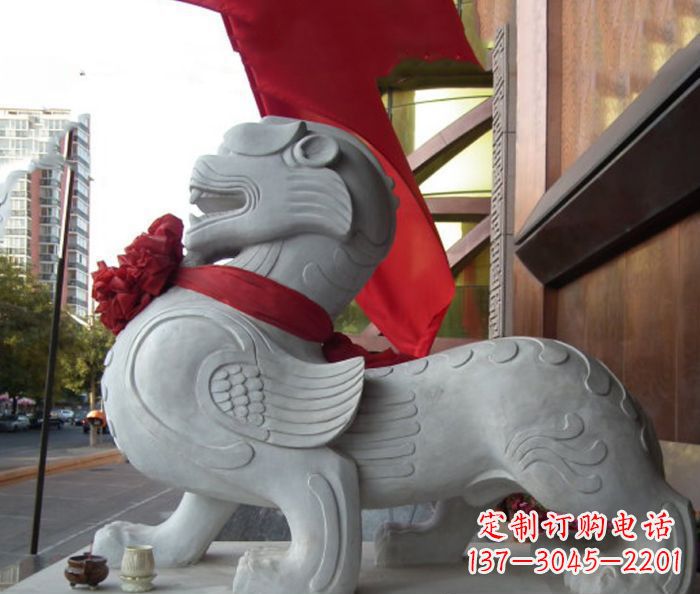 湖南中领雕塑的貔貅石雕,祈福安康守护您的家