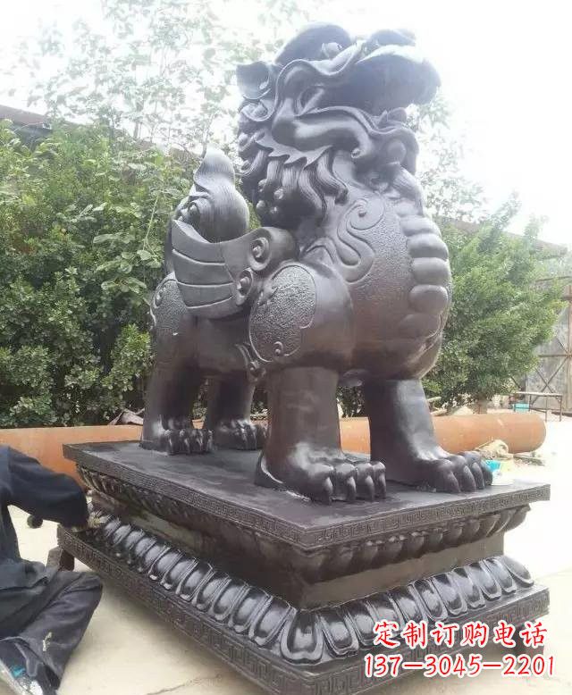 湖南打造传统艺术象征——精美貔貅雕塑