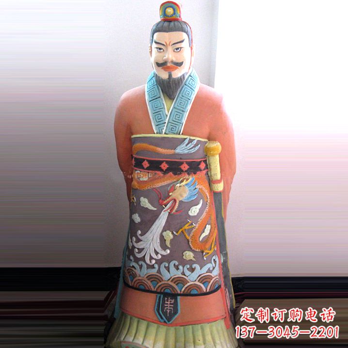 湖南中国领先的秦始皇钢玻璃雕塑