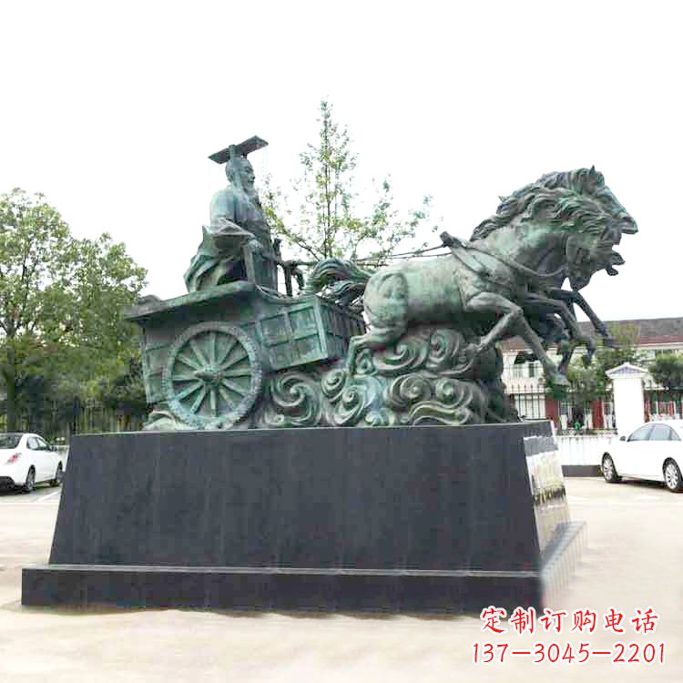 湖南秦始皇雕塑,震撼历史魅力