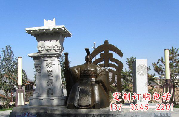 湖南秦始皇雕塑，精致细腻，传承历史之美