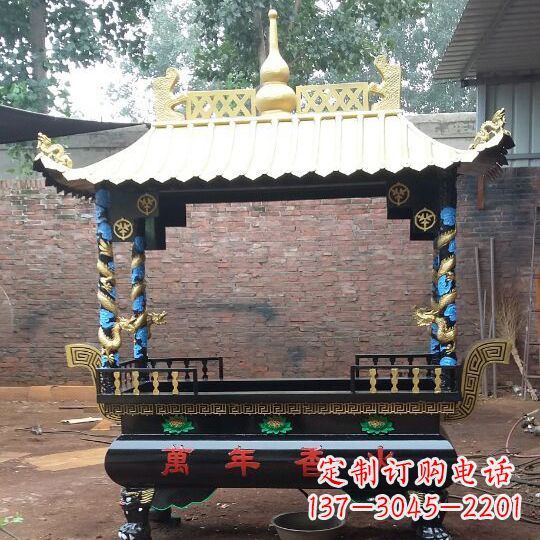 湖南琴书侣文铜香炉|传承文雅风韵