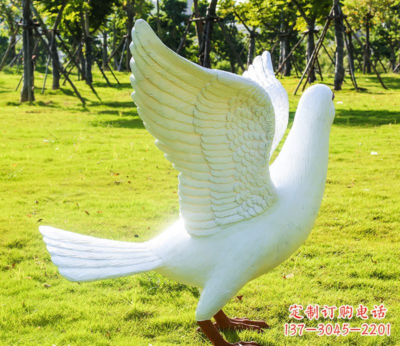 湖南以和平鸽为灵感,用雕塑记录世界和平