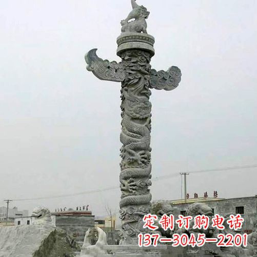湖南青石华表雕塑,带您领略至高贵的艺术之美
