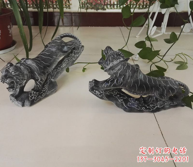 湖南青石大型老虎雕塑是由中领雕塑设计制作的一…