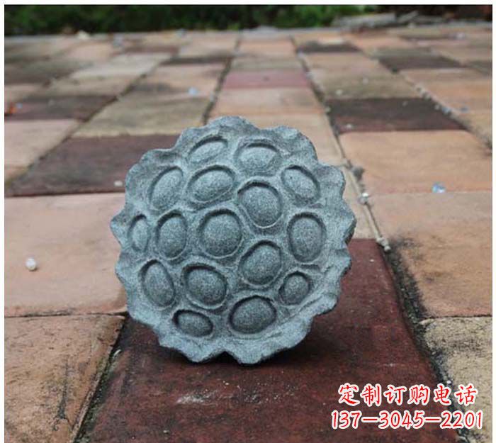 湖南青石莲蓬公园景观雕塑,给城市添彩