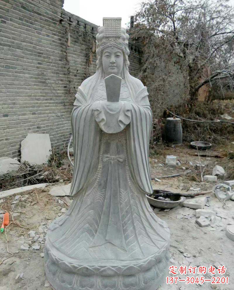 湖南青石妈祖神像雕塑,传承中华民族精神