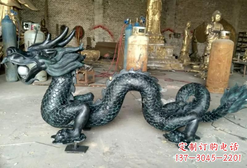 湖南青铜龙戏珠专业装饰艺术雕塑